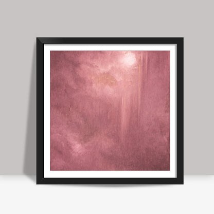 Red sky Square Art Prints