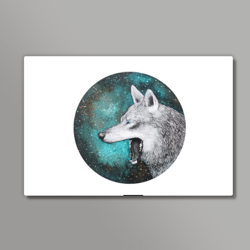 Blue Wolf Wall Art