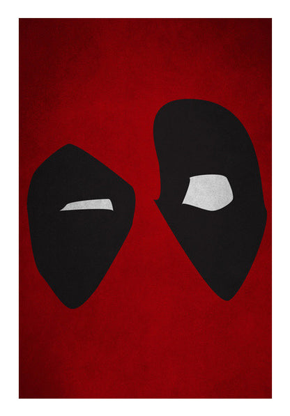 Deadpool Minimalist  Wall Art