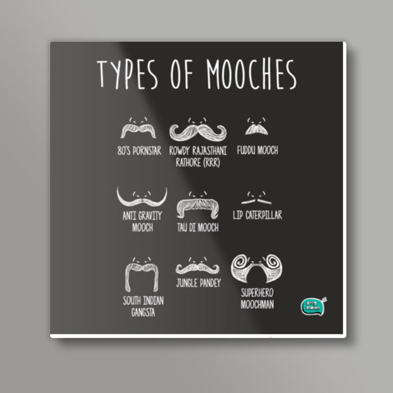 Types of Mooches  Square Art Prints