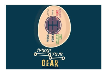 Wall Art, choose your  gear Wall Art