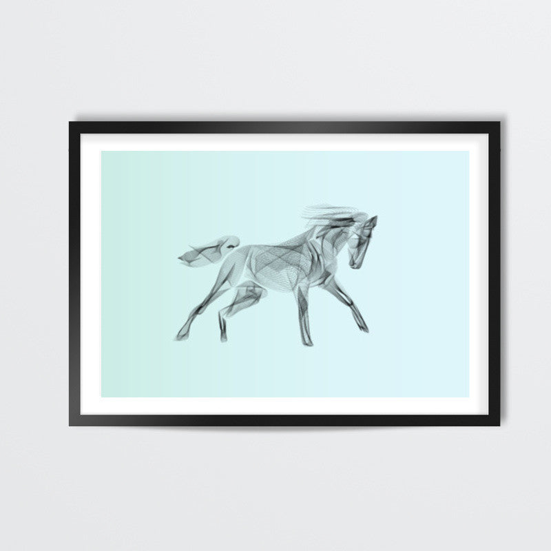 Stallion Line Art Wall Art