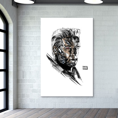 Arnold Schwarzenegger in Terminator Genisys Wall Art