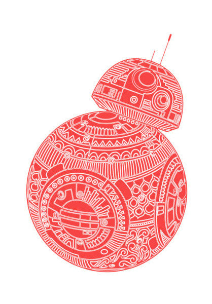 BB8 STAR WARS Art PosterGully Specials