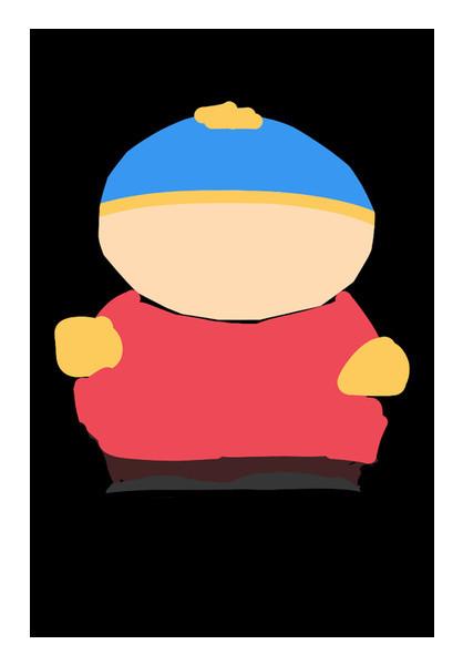 PosterGully Specials, Eric Cartman South Park Minimal Sketch Doodle Artwork (Childhood/Cartoon) Wall Art