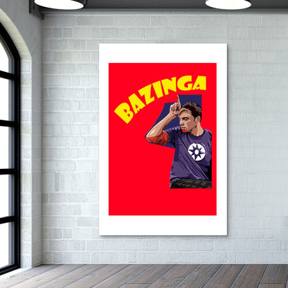 Bazinga Wall Art