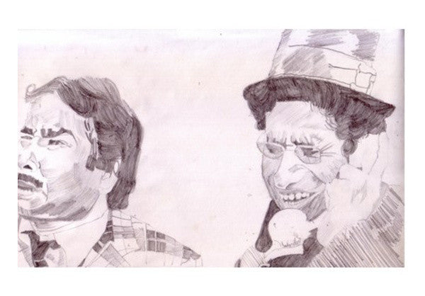 Wall Art, Satish Kaushik and Naseeruddin Shah from Jaane Bhi Do Yaaron Wall Art