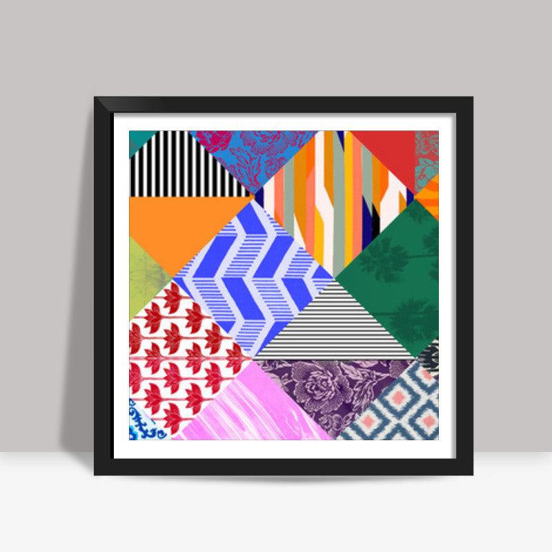 Patchwork 1 Square Art Prints