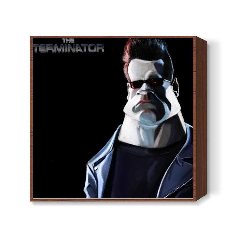 The Terminator | Caricature Square Art Prints