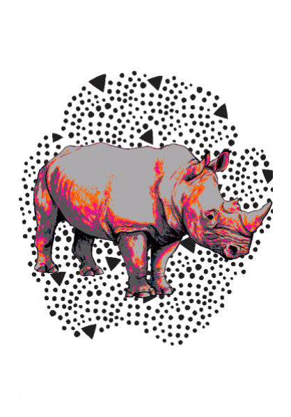 Wall Art, Rhino Footprints Wall Art | Lotta Farber, - PosterGully