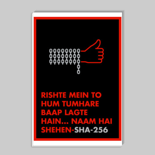 Naam hai Shehen-SHA 256 Stick Ons