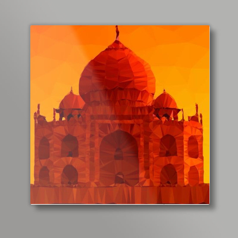 taj mahal low poly | vinayak chincholkar