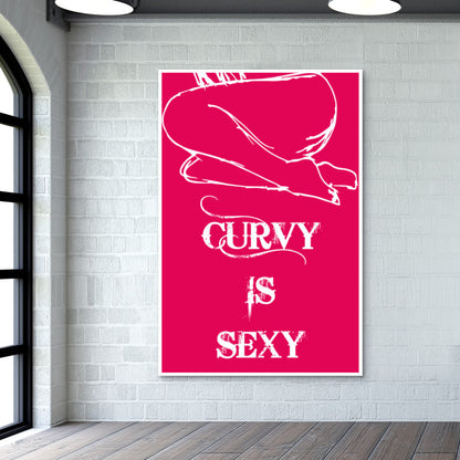 Curvy is Sexy ! Wall Art