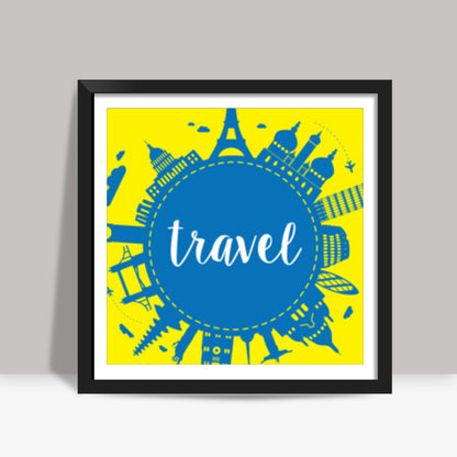 Travel Square Art Prints