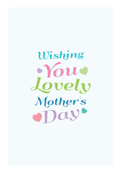 Lovely Mother's Day Art PosterGully Specials