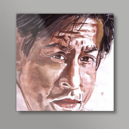 Shah Rukh Khan is a self-made superstar Square Art Prints