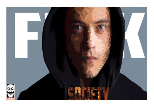 PosterGully Specials, MR.ROBOT Wall Art