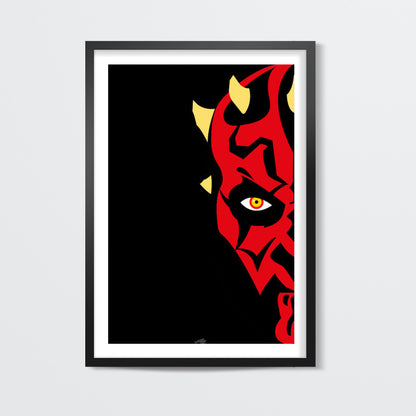 Darth Maul on the wall Art