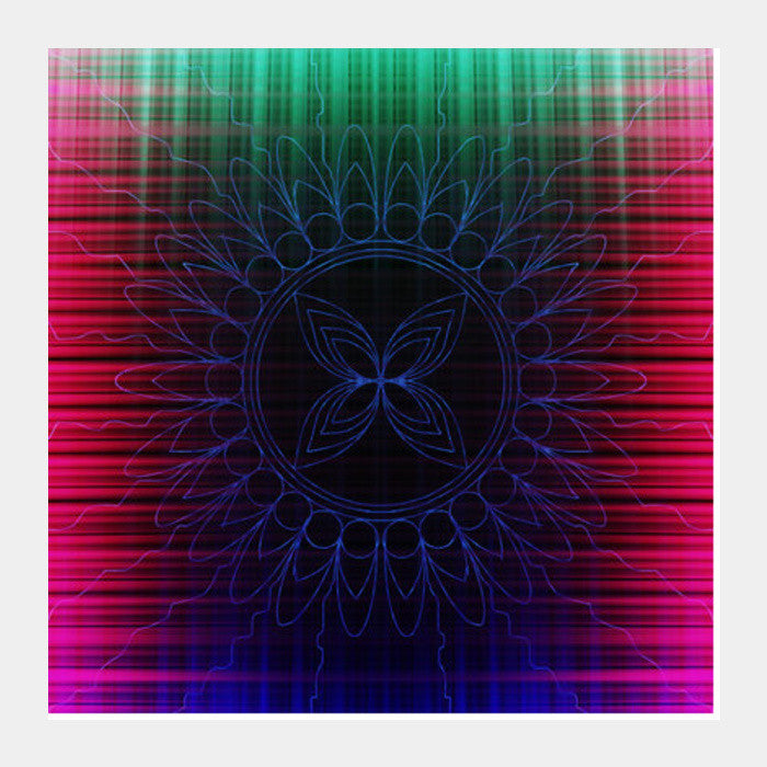 Square Art Prints, In Trance Square Art Prints