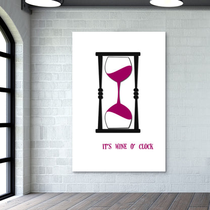 Wine O Clock Wall Art