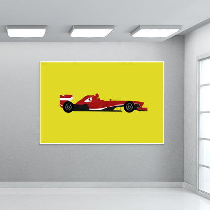 Ferrari F1 Poster Wall Art