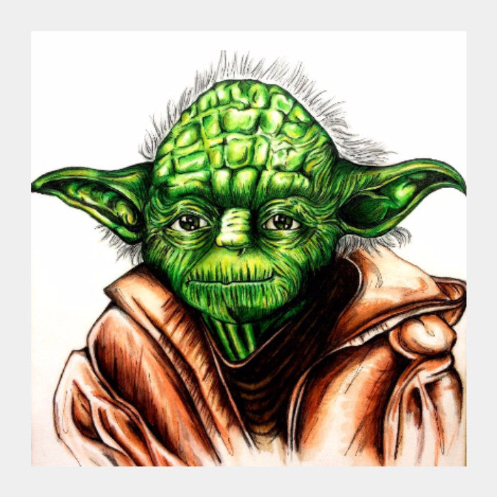 Square Art Prints, Yoda|Aparajita, - PosterGully