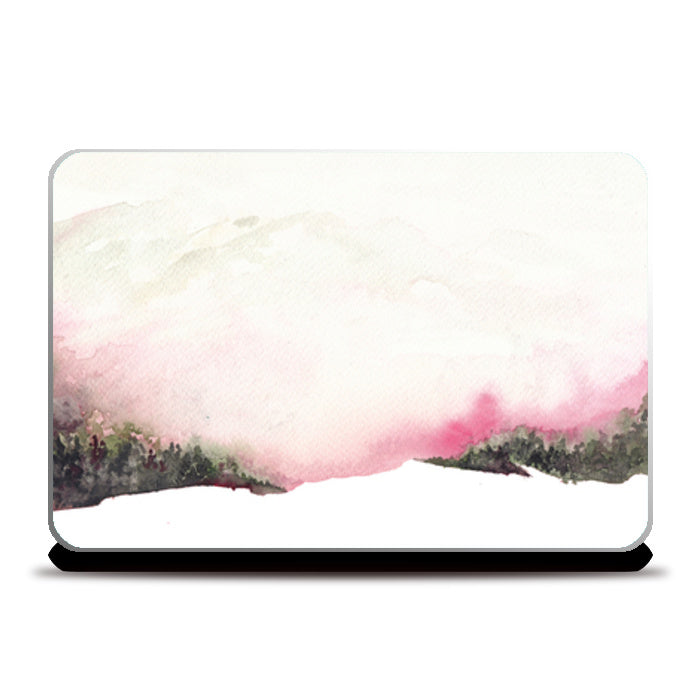 Fading mountains Laptop Skins