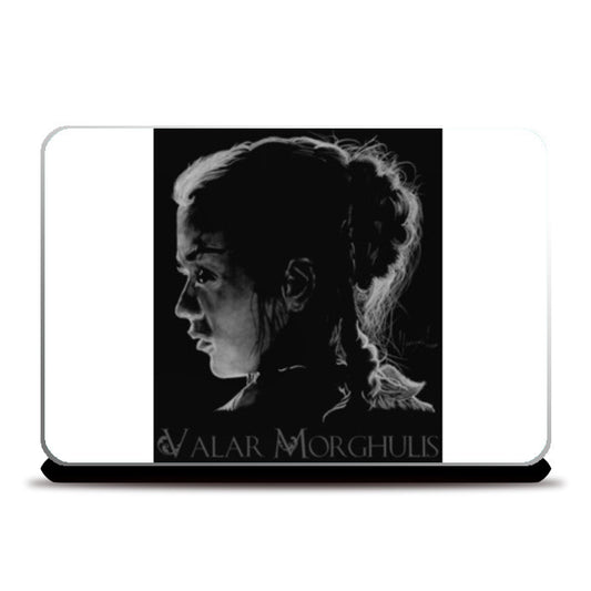 Arya Stark Valar Morghulis Laptop Skins