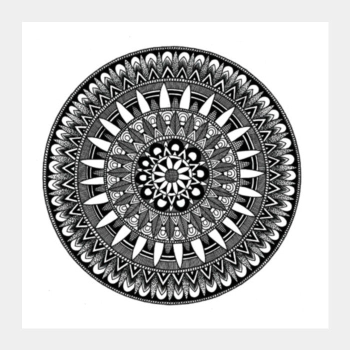 Mandala  Square Art Prints