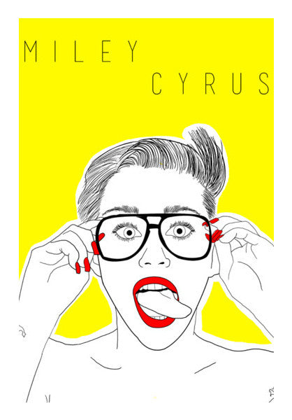 Miley Cyrus Wall Art