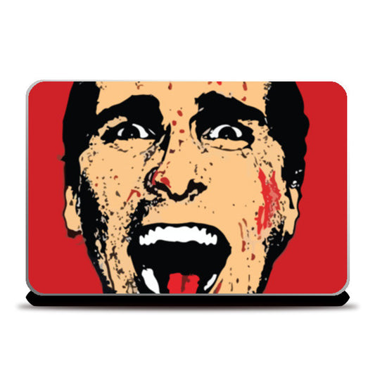 Laptop Skins, Christian Bale Cartoon Laptop Skins