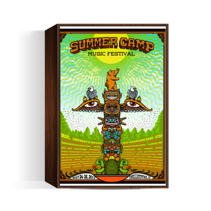 Summer Camp Music Festival Poster Wall Art