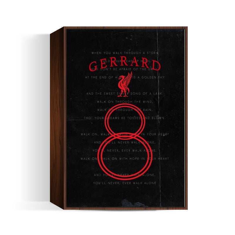 Steven Gerrard 8 , YNWA Liverpool FC