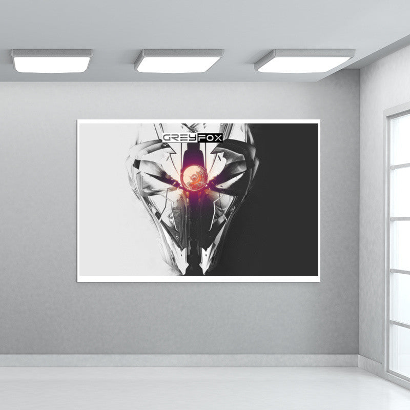 Grey Fox Wall Art