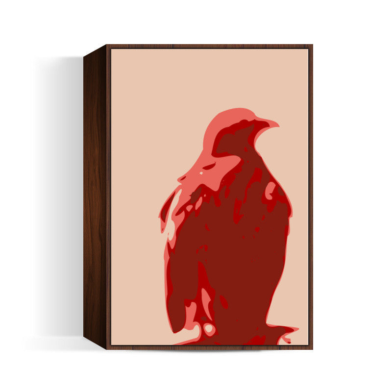 Abstract eagle red Wall Art