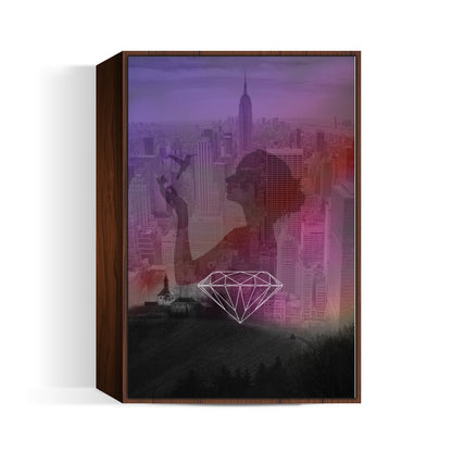 diamond girl from new york Wall Art