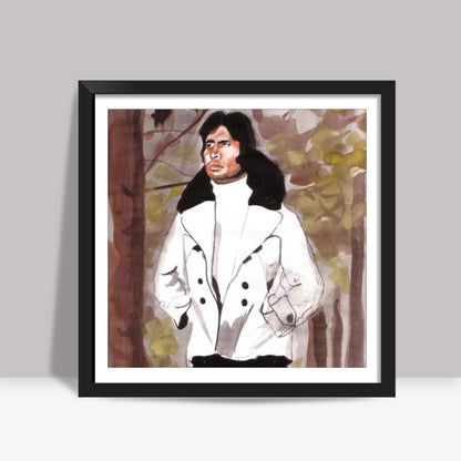 Amitabh Bachchan is the sensitive poet in Kabhi Kabhie Square Art Prints