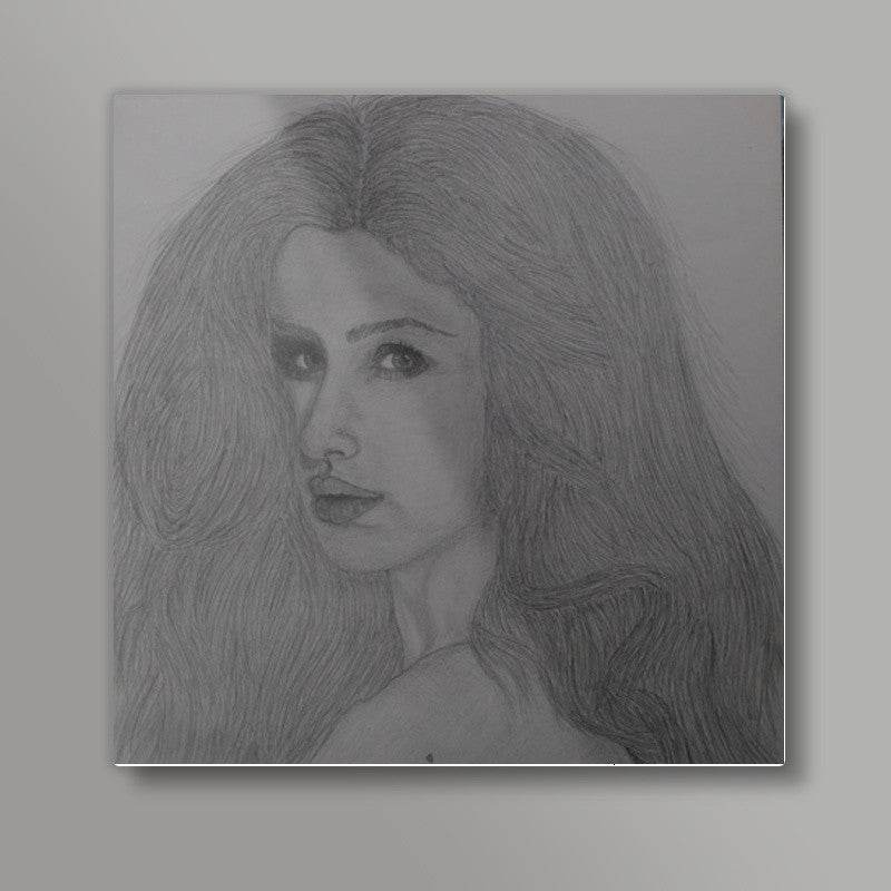 katrina kaif Square Art Prints