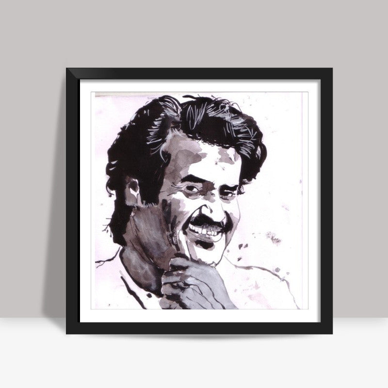 Mind It, says Superstar Rajanikant Square Art Prints