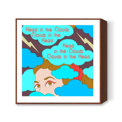 Clouds in the Head Square Art Prints