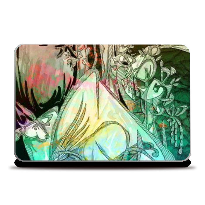 Krishna Modern Art Laptop Skins