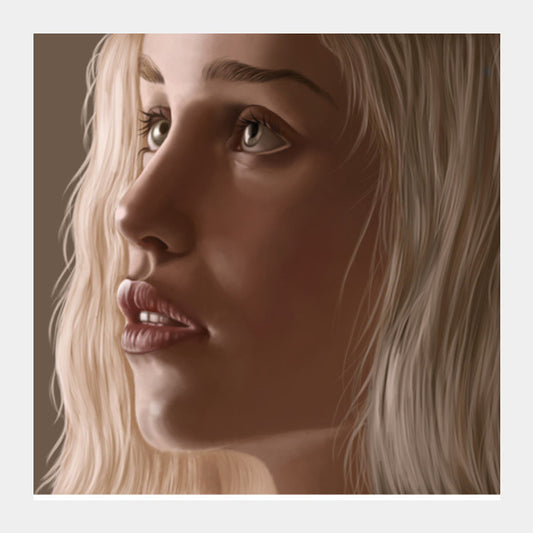 Square Art Prints, khaleesi Square Art Prints