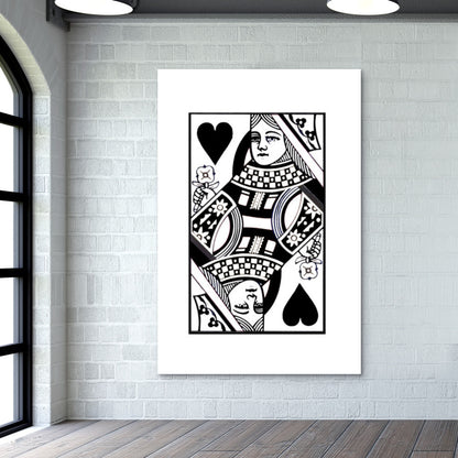 QUEEN of hearts Wall Art