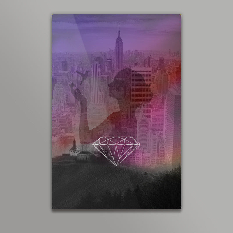 diamond girl from new york Wall Art