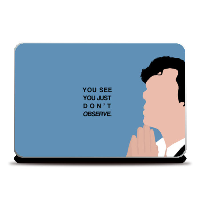 Laptop Skins, She rlock quotes Laptop Skins