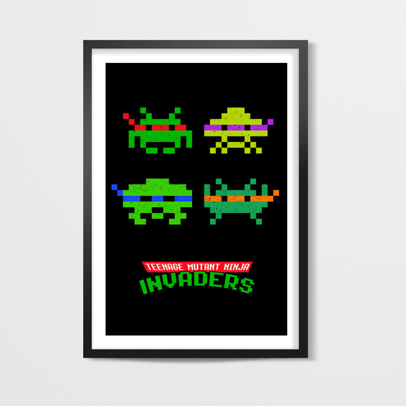 Teenage mutant ninja invaders Wall Art