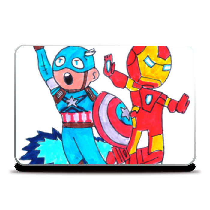 Civil War Doodle Laptop Skins