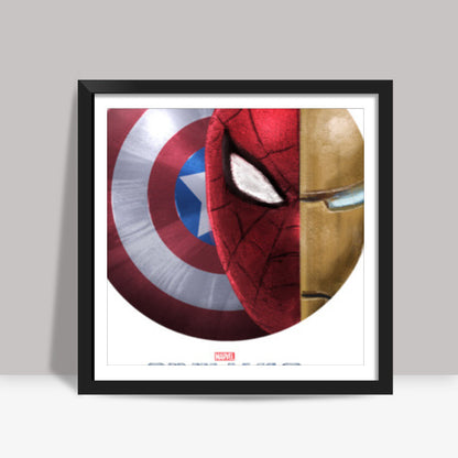 CIVIL WAR CAPTAIN AMERICA Square Art Prints