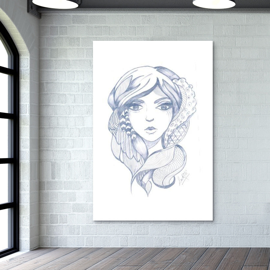 Pencil Sketches Wall Art