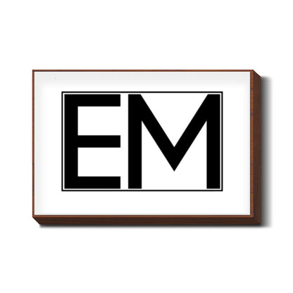 EMINEM | EM | minimal  Wall Art